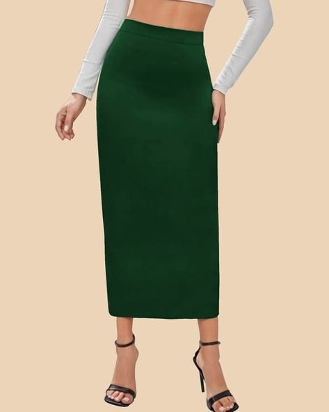 Buy Green Skirts for Women by DREAM BEAUTY FASHION Online Ajio