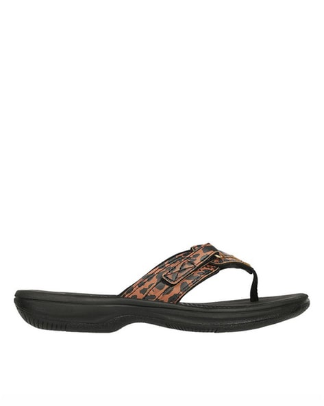 Clarks animal hot sale print sandals