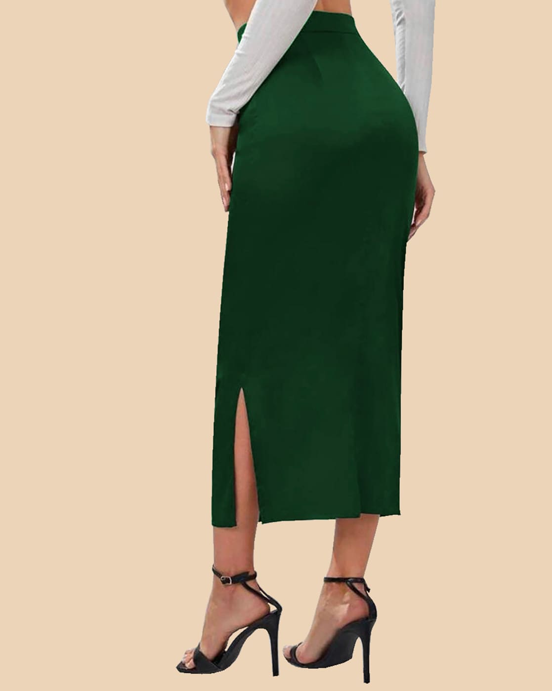 Buy Green Skirts for Women by DREAM BEAUTY FASHION Online Ajio