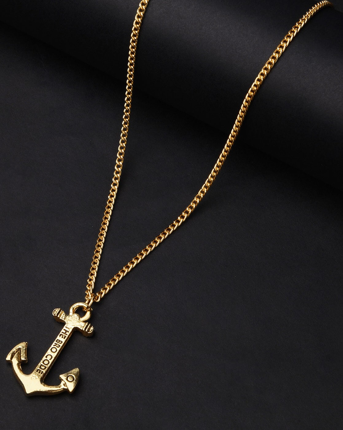 Men's Personalised Anchor Necklace | Posh Totty Designs