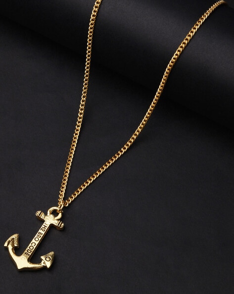 Ethereal Gold Anchor Casting Pendant