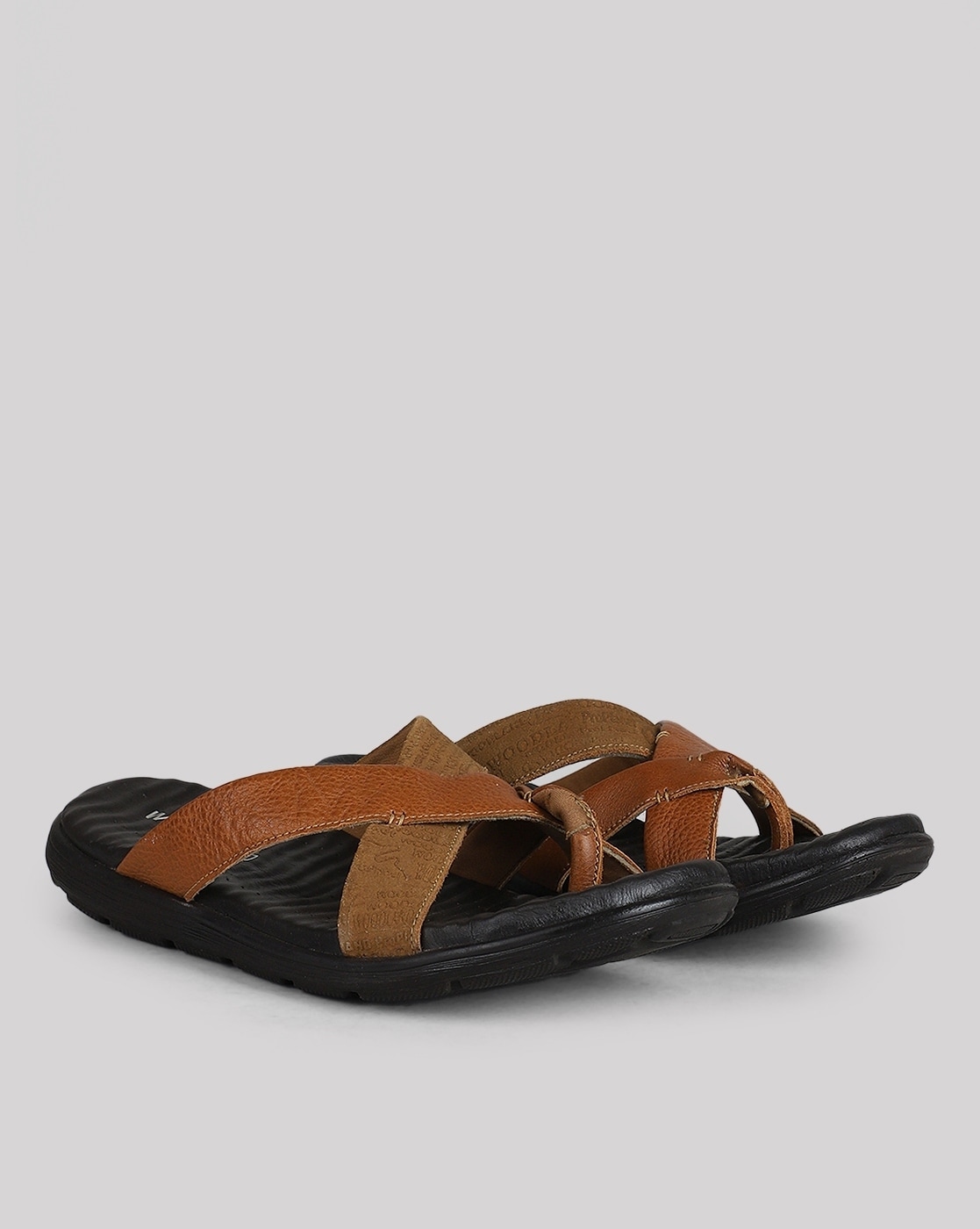 Lee Cooper Men's Camel Leather Sandals and Floaters - 6 UK : Amazon.in:  Fashion