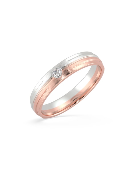 Engagement and Wedding Ring in Rose Gold | KLENOTA