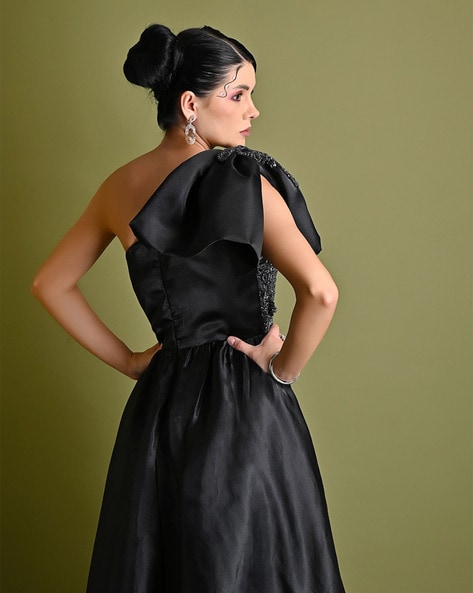 Fay Black Velvet Corset Style Knot Maxi Dress – Club L London - USA