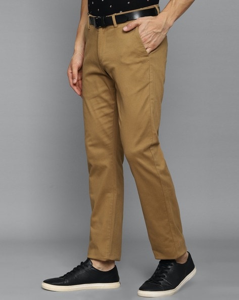 Buy Khaki Trousers & Pants for Men by ALLEN SOLLY Online | Ajio.com