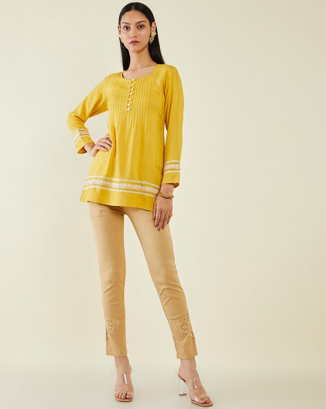 Buy Beige Salwars & Churidars for Women by SOCH Online