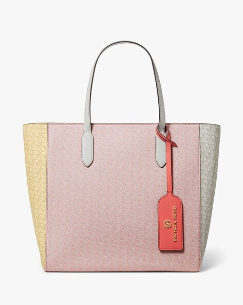 Michael Kors MK Sinclair Large offers Pebbled Leather Tote Bag -Soft Pink