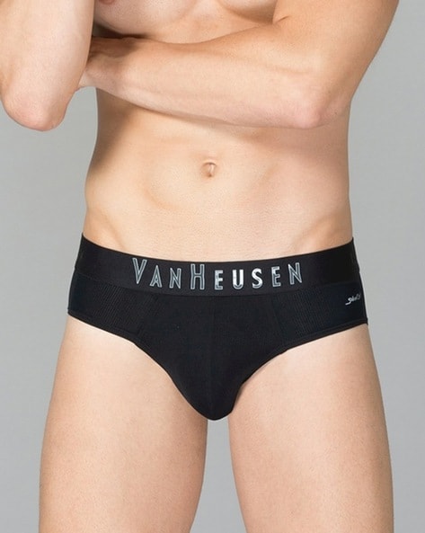 Buy Black Briefs for Men by VAN HEUSEN Online