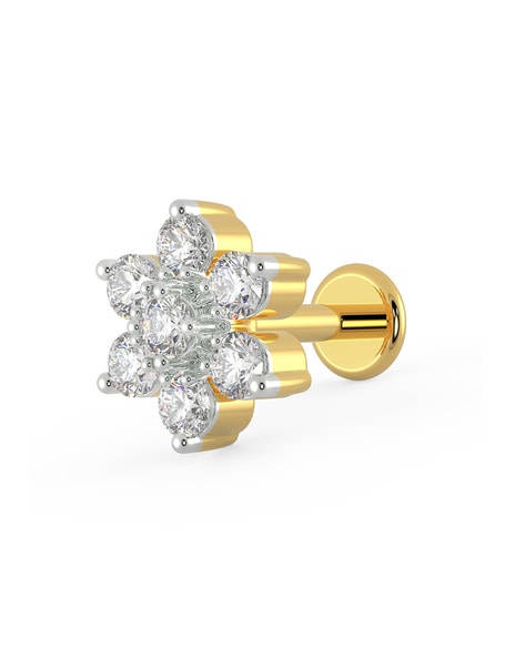 Diamond nose pin sale price in malabar gold