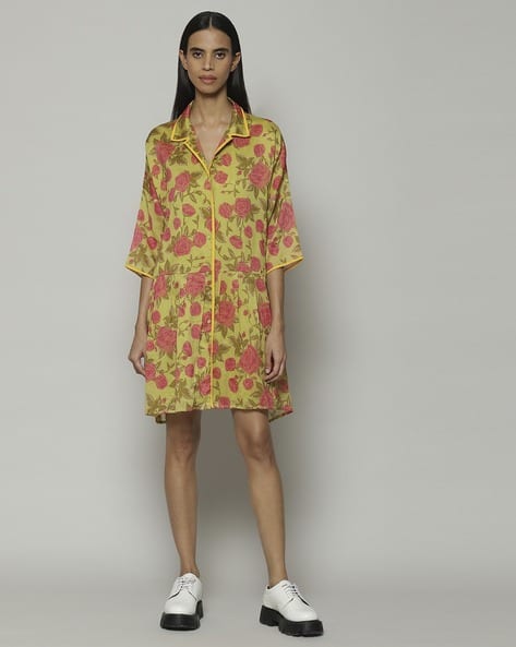 Buy Yellow Dresses for Women by Abraham Thakore Online
