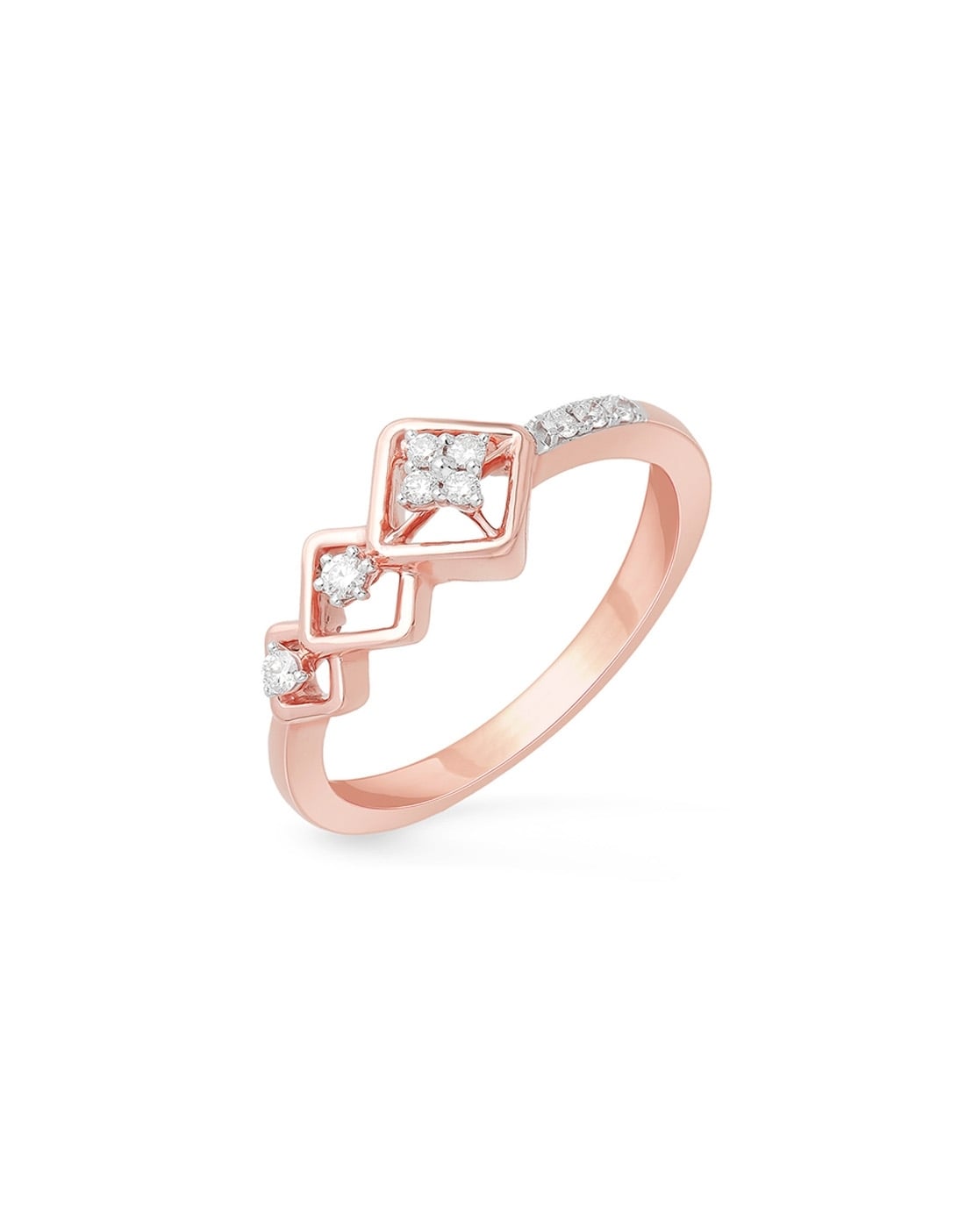 Princess Cut Diamond Cushion Halo 4-Prong Multi Stone Engagement Ring in Rose  Gold - #YSIA-R - Bijoux Majesty
