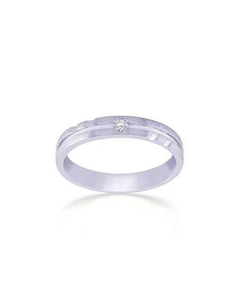 Men's Platinum Diamond Wedding Ring Set | 9mm and 6mm Wedding Bands