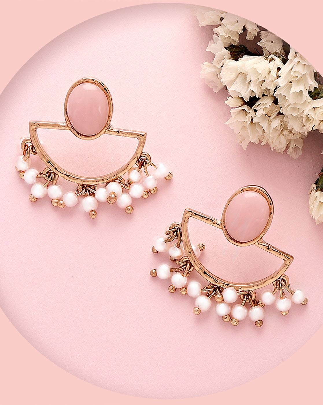 Top 85+ pink sparkly earrings best