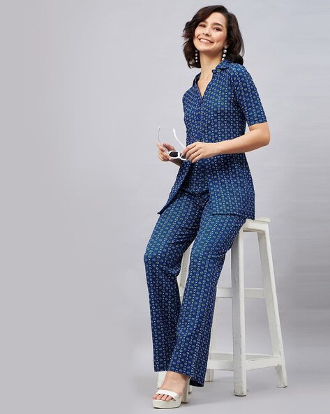 Buy Blue Suit Sets for Women by ORCHID BLUES Online