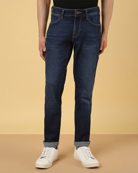 Wrangler Mid-Washed Slim Fit Jeans