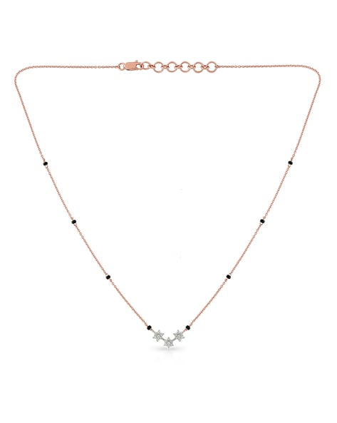 Buy Rose Gold Necklaces Pendants for Women by Malabar Gold