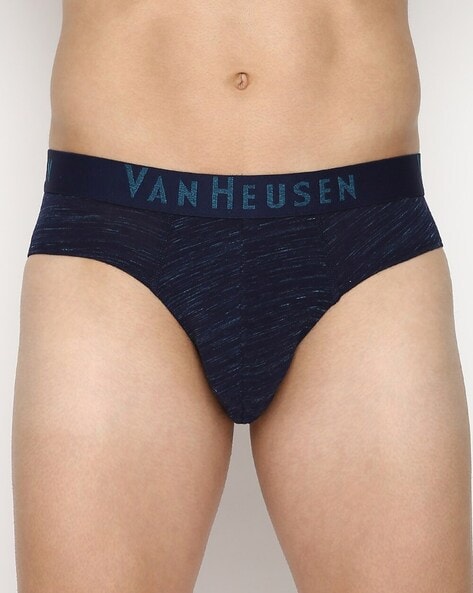 Buy Navy Blue Briefs for Men by VAN HEUSEN Online