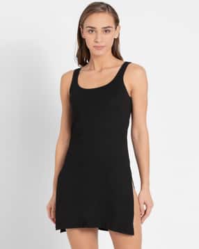 jockey 1488 Super Combed Cotton Kurta Slip with Side Slits and Stay Fresh Treatment-picture-48
