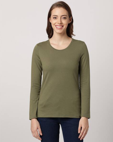 jockey full sleeve t shirt womens