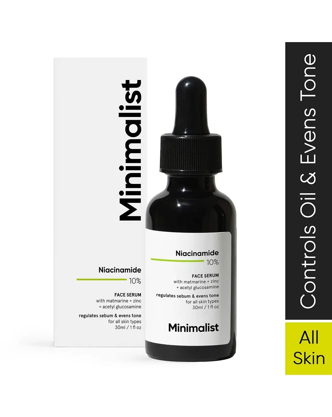 Minimalist Niacinamide Face Serum with Matmarine + For Women (Multi, FreeSize)