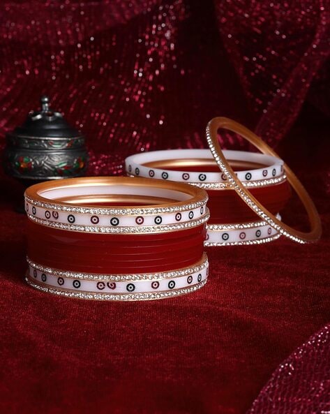 Indian Pakistani Traditional Gold Plated Openable Bridal Party Bangles -  Duel On Jewel