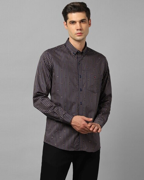 Buy Grey Shirts for Men by LOUIS PHILIPPE Online