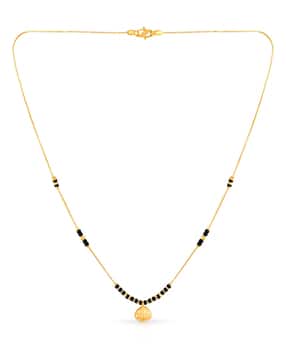 Yellow Gold Beaded Mangalsutra