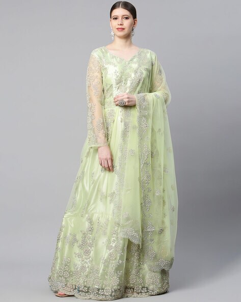 Buy Green Dresses & Gowns for Women by APNISHA Online | Ajio.com