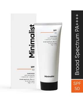 SPF 50 PA ++++ Sunscreen with Multi-Vitamin