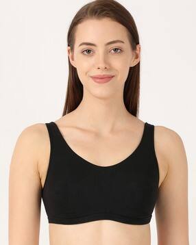 jockey 1550 Super Combed Cotton Elastane Stretch Slip On Crop Top with Stay Fresh Treatment-picture-19