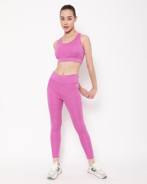 Buy CLOVIA Pink Women's Sports Bra