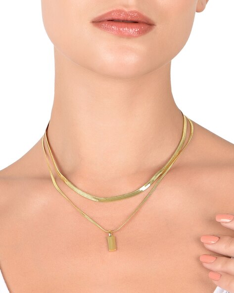 14K Gold Snake Chain Necklace