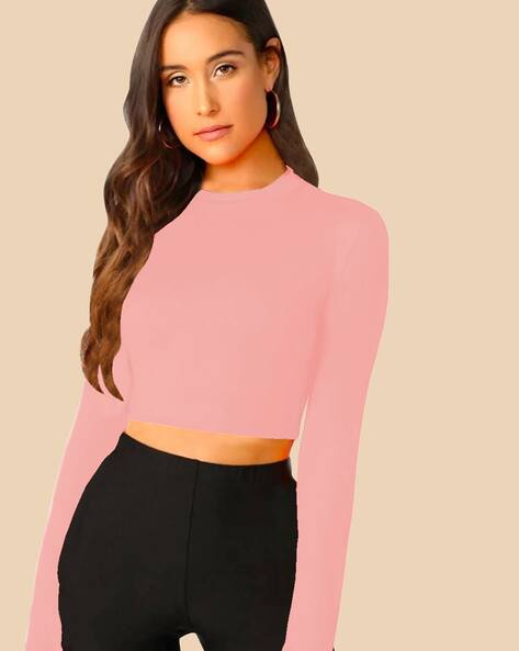 DREAM BEAUTY FASHION Fitted Round-Neck Top