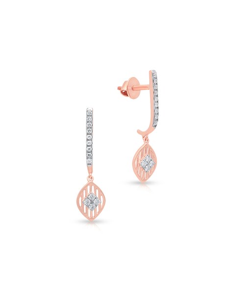 GIVA 925 Sterling Silver Rose Gold Halo Drop Earrings | Valentines Gifts  for Girlfriend, Gifts for Women and Girls | With Certificate of  Authenticity and 925 Stamp | 6 Month Warranty* : Amazon.in: Jewellery