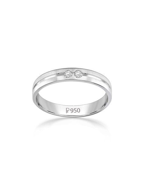 Wedding Rings : Platinum Infinity Knot Wedding Band Ring ...