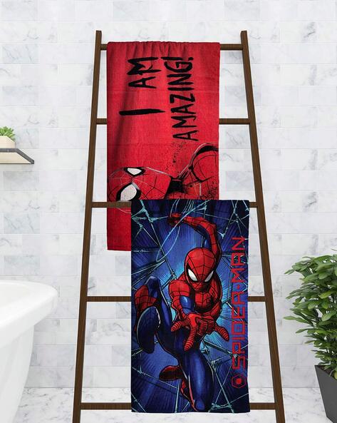 Spiderman bath best sale towel set