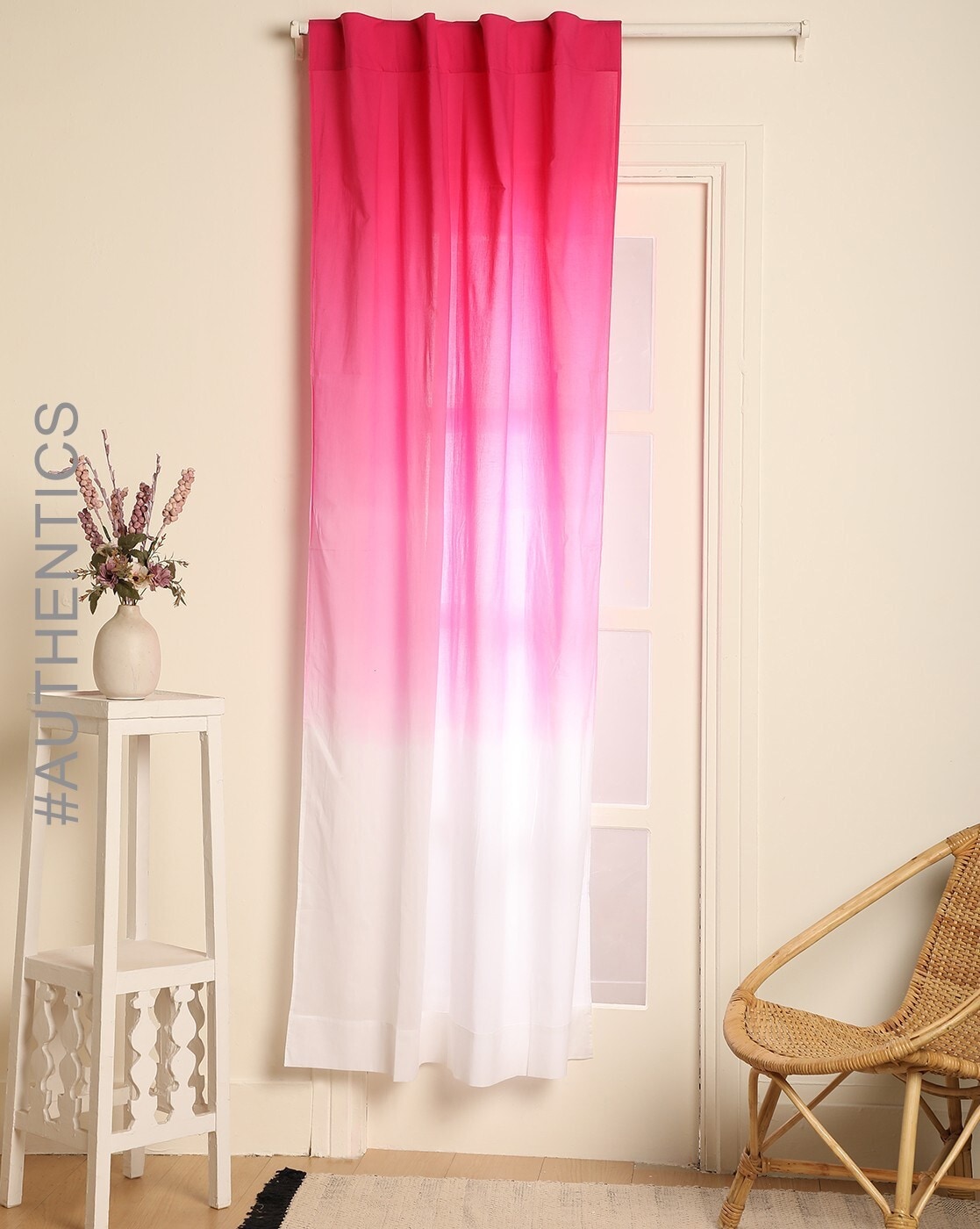 White Pink Curtains Accessories For Home Kitchen By In Picks Online Ajio Com