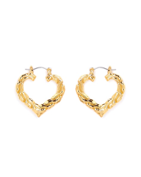 Kendra Scott Haven Heart Hoop Earrings in White Crystal – Smyth Jewelers