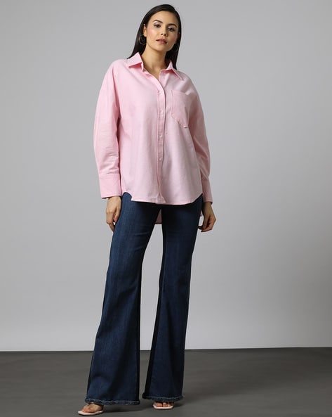 Buy Pink Shirts for Women by Outryt Online