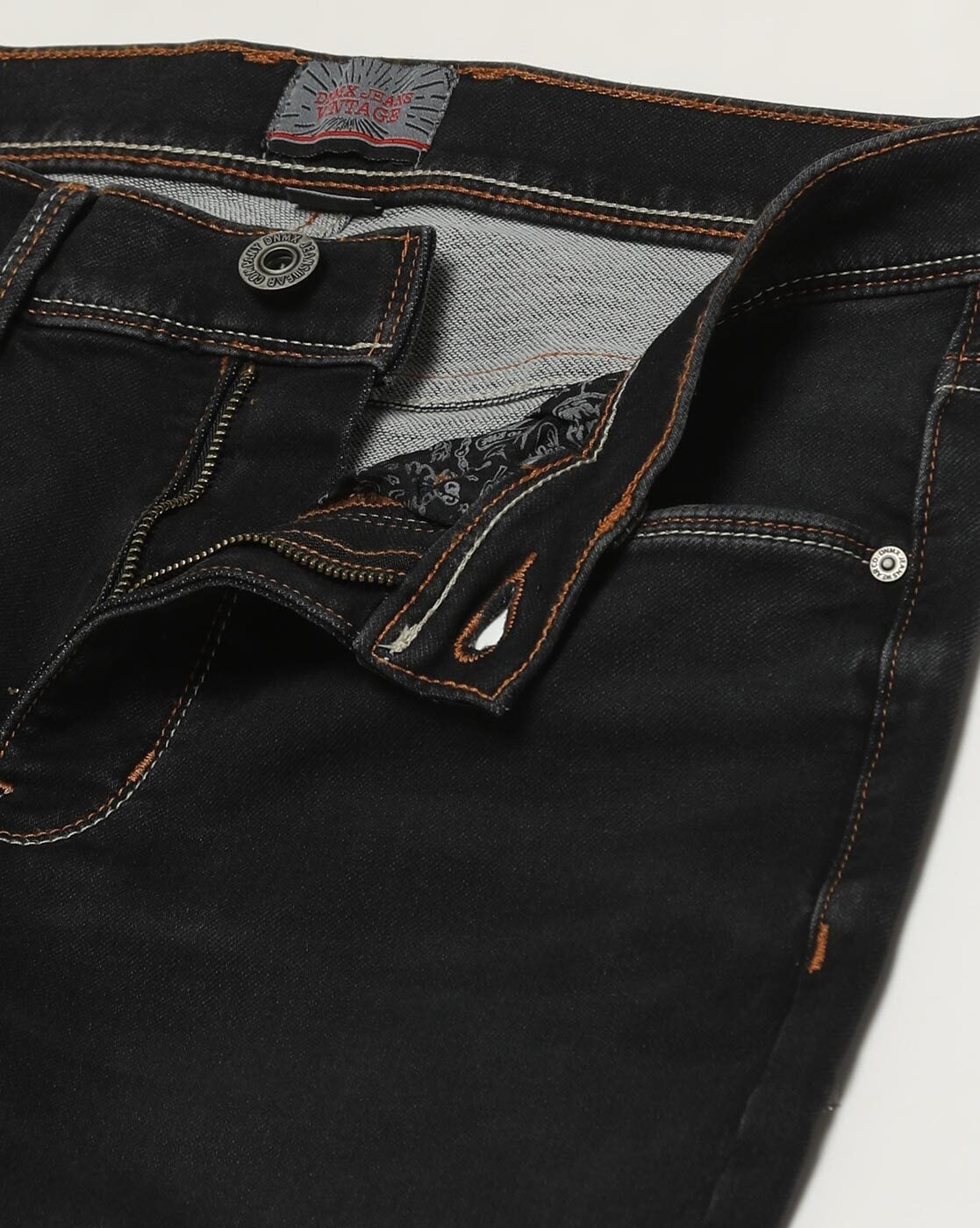 Vintage Route 66 Black Denim Jeans Mens Regular Fits 30X29