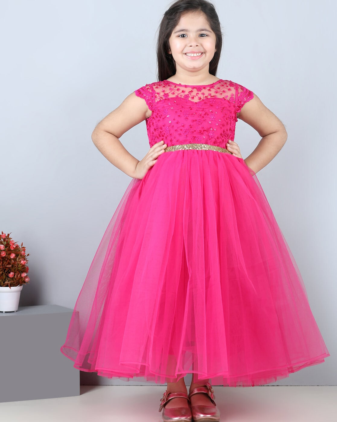 Girls premium green paithani frock with jacket – WEAR COURAGE