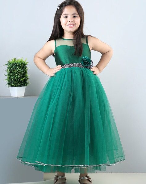 Buy Pista Green Jacket Maxi Dress |Women Dresses | Ambraee
