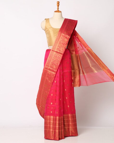 Buy Kota Doria Saree Online | Pure Cotton Sarees | GiTAGGED®