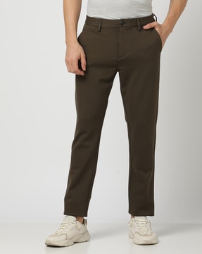 Buy Olive Green Trousers & Pants for Men by JOHN PLAYERS Online