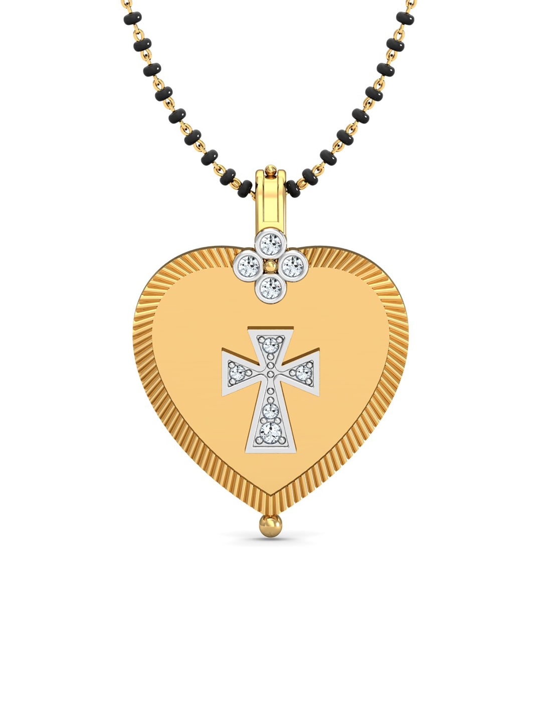 22K Multi Tone Gold Cross Pendant W/ White Gold Crucified Christ – Virani  Jewelers