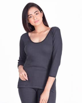 Striped Thermal Wear Set