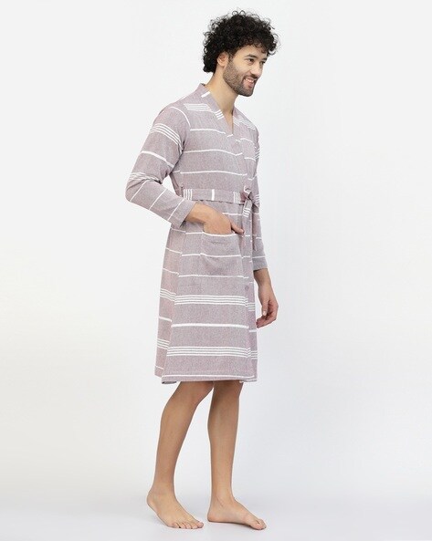Skin French Terry Robe w/Attached Belt – Serge+ Jane