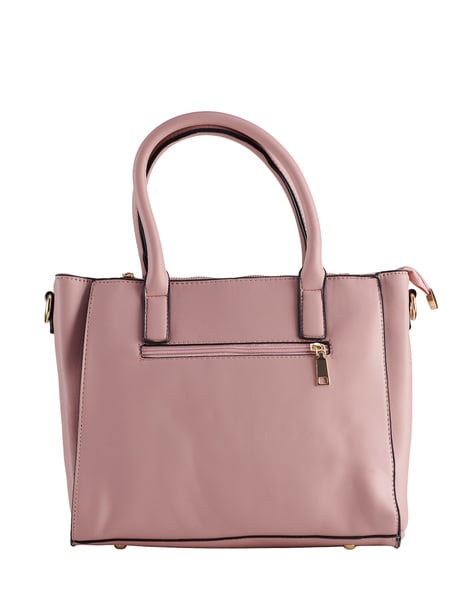 Amazon.com: [Dolce Pink Lady] Fashion Double Handle Leatherette Satchel Bag Handbag  Purse : Clothing, Shoes & Jewelry
