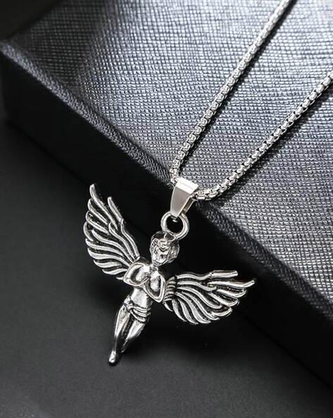 Gold Angel Wing Necklace - Apollo Untold - Premium Men's Jewellery