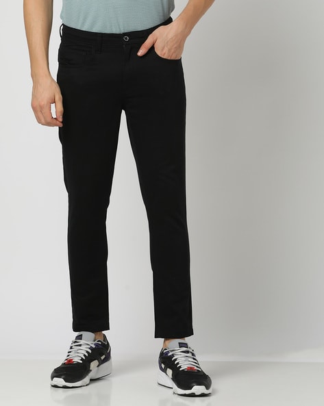 Mens skinny leg outlet trousers